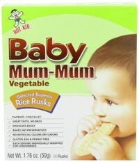 Hot Kid Baby Mum Mum Biscuits, Vegetable, 1.76 Ounce (Pack of 12)