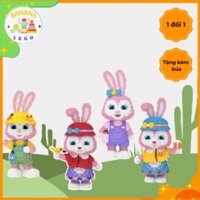 HOT Lắp ghép LEGO Thỏ Yêu 50CM, Đồ Chơi Xếp Hình Độc Đáo, Thú Vị, Tăng Khả Năng Sáng Tạo, Phát Triển Tư Duy, Decor Phòng
