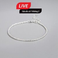 [Hot live] Vòng Tay Nữ Bạc Xi Bạch Kim Lấp Lánh Siêu Sáng Cực Xinh - L2536 [Bảo Ngọc Jewelry]