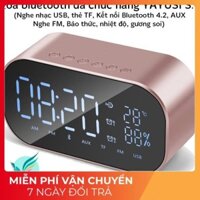 HOT- Loa bluetooth đa chức năng YAYUSI S2 ,nghe nhạc USB ,soi gương , thẻ tf, Kết nối bluetooth 4.2, aux , nghe fm