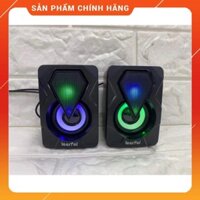 (Hot) Loa mini 2.0 LeerFei YST-1046 - Loa vi tính mini LED RGB bảo hành 6 tháng | giá cực rẻ - Hàng mới về