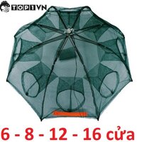 Hot Lưới bát quái 8 - 12 - 16 cửa ngục, lồng bát quái, lưới bát quái - 4 cửa