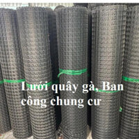 hot Lưới nhựa hàng rào cao 1m2 dài 10m 20m 30m.. mắt 2- Lưới nhựa dẻo quây gà, lan can chung cư, làm chuồng chim, làm vư