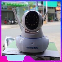 [Hot] [Mã FreeShip 50k] Camera 3 râu dùng phần mềm yoosee xoay 360 độ bắt wifi cực khỏe [Số 1 KV]