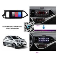 HOT MÀN HÌNH ANDROID + MẶT DƯỠNG KIA MORNING 2011-2020 +JAK CẮM ZIN CHÍNH HÃNG