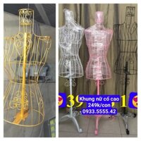 (Hot) Manocanh khung sắt nam-nữ-em bé [ FREE SHIP] sắt sơn tĩnh điện xài bền dễ tháo lắp và vận chuyển , lên form đẹp