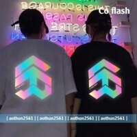HÓT - MẪU ÁO ĐÔI CẶT HÓT Áo Tay Lỡ Unisex [5 The Way] Phản Quang 7 màu