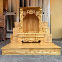 [Hot Mẫu Mới Siêu Dày] ComBo 3 Món: Bàn Thờ Ngang 56 Bàn Kê 80cm Tam Cấp 16cm Giá Rẻ Nhất