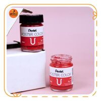 HOT Màu Poster Pentel lẻ 30ml tuyệt vời ông mặt trời - Đỏ Carmine No.11
