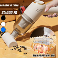 HOT Máy hút bụi cầm tay, máy hút bụi giường nệm mini không dây lực hút 20.000 Pa công suất 120w CÓ SỈ