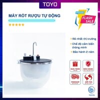 [Hot] 👑 Máy rót rượu tự động - bình bơm diệu cảm biến - bát giót dựu có tô đá - TOYO SHOP