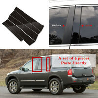 #hot Mới # Đen / Sợi Carbon Cửa Xe Trụ Cột B C Trụ Nắp 6 Chiếc Phù Hợp Cho Xe Nissan Armada 2005-2015