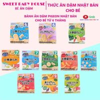 Hot mother and baby products   Bánh ăn dặm PIGEON Nhật Bản cho bé ăn dặm từ 6 tháng. Date 2022 - Sweet Baby House