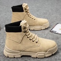 [Hot nhất hiện nay ] Giày Cao Cổ Nam Giày Boot Nam M011 SHOP KAKI NAM