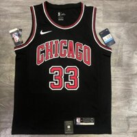 [hot Pressed] nba chicago bulls no. Áo Bóng Rổ Sát Nách In Số 33 scottie pippen Cá Tính