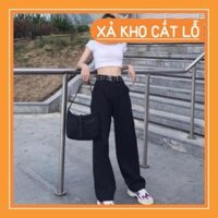 HOT QUẦN TÂY SUÔNG ỐNG RỘNG DÁNG DÀI 98cm lưng siêu cao- hình thật cực đẹp