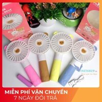 HOT- Quạt mini Cầm Tay TAI GẤU cực đẹp - tiện lợi -đi học/đi làm/đi dạo phố pin khủng 1800mah -dc3610