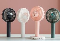 HOT - Quạt mini phun sương cầm tay và để bàn