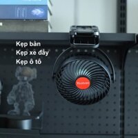 HOT-Quạt tích điện đế kẹp YOOBAO F8 8000mAh kiêm đèn led,quạt tích điện kiêm sạc dự phòng 3in1, dùng liên tục 8-30 tiếng