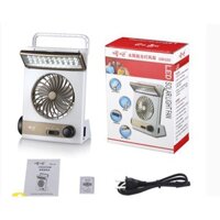 Hot quạt tích điện năng lượng mặt trời 4 in 1