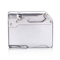 Hột Quẹt Bật Lửa 082 Khò 1 Tia Cực Mạnh Dùng Gas Đá Cao Cấp - Nhiều Màu - Bạc