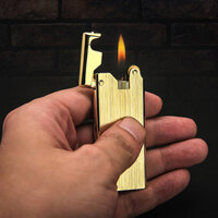 Hột Qụet Bật Lửa Gas Đá Đá Đẹp Độc Lạ Tiện Dụng BNC007-G  Giao màu ngẫu nhiên