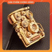 Hột Quẹt Bật Lửa Xăng Đá Zorro Z681 Họa Tiết Cỗ Máy Cơ Khí Lộ Thiên Cực Kỳ Độc Đáo