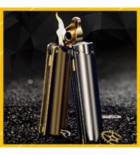 Hột Quẹt Bật Lửa Xăng Đá Honest BC 4005 Đẹp Độc Lạ - Dùng Xăng Bấc Đá Cao Cấp