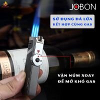 Hột quẹt khò jobon 3 tia chính hãng, thiết kế cửa sổ gas theo dõi tiện lợi