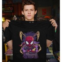 🔥HOT🔥 ⚡ Rẻ vô địch ⚡Mẫu áo thun unisex - ao in Spiderman người nhện đẹp giá siêu rẻ