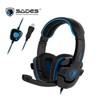 HOT! Sa-901 Tai Nghe Chơi Game Vòm 7.1 USB Tai Nghe Có Micro Loại Bỏ Tiếng Ồn Mic Cho Máy Tính Laptop Game Thủ