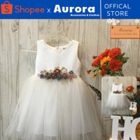 (Hot Sale 15.2) Đầm công chúa phối ren, lưới bồng bềnh nhiều lớp màu trắng, đỏ