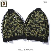 HOT SALE - Áo Khoác Bomber Nam Nữ, Khoác Bape Bomber Camo (ABB33)