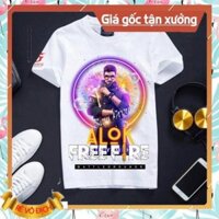 [HOT] (SALE) Áo thun Free Fire Cotton Màu Trắng, áo thun unisex nam nữ [SỐC]