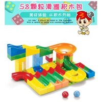 {HOT SALE} BILEGOX Bộ Lego duplo SIMPIM 58chi tiết về cầu trượt NLG0071-58