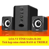 {HOT SALE } Bộ Loa SADA D-202, Loa Máy Tính, Loa Vi Tính, Loa May Vi Tinh, Loa Để Bàn, Loa Tivi, Jack 3.5