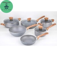 [Hot Sale] Bộ Nồi Arber Aluminium ALU03X Chính Hãng Nhôm Đúc Đáy Từ Dày 3.5 mm