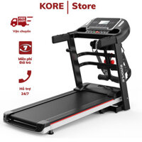 Hot Sale - Máy Chạy Bộ Điện Đa Năng Cao Cấp 14km Gấp Gọn Tại Nhà Kèm Máy Đánh Bụng Tặng 2 Tạ Tập Tay KoreSport 2k