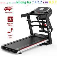 Hot Sale - Máy Chạy Bộ Điện Đa Năng Cao Cấp 14km Gấp Gọn Tại Nhà Kèm Máy Đánh Bụng Tặng 2 Tạ Tập Tay KoreSport 2h