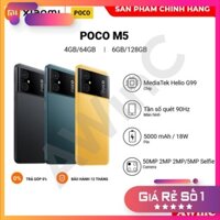 [HOT SALE TET] Điện thoại Xiaomi POCO M5 | Pin 5000mAh | MediaTek Helio G99 - Hàng Chính Hãng - Không Hỗ Trợ Đồng Kiểm