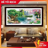 [⚡HOT SALE⚡] Tranh đính đá venus  non nuoc huu tinh VS204 kích thước 112x55cm