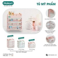 #Hot Sale# Tủ (kệ) đựng mỹ phẩm Hokori nhựa Việt Nhật 2- 3- 4 tầng - tủ trong ngăn kéo meka, trên mặt có khay chia ô nhỏ