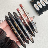 Hot Sale#[4.5Ten Thousand People Collection]French ins Wind~Black Gold Slim Tube Lipstick Matte Finish Exquisite Lip Gloss Non-Fading Solid Lipstick Natural Look Brightening RX11