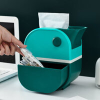 Hot Sale#[93%Positive Rate]Tissue Box for Home Living Room Multifunctional Tissue Holder Creative Bird Internet Celebrity Girl Style Bedroom Coffee Table Storage Box RX11