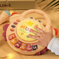 Hot Sale#Baby Toy Crab Hand Drum Baby Music Drum0-3Newborn6-12Months1Years Old RX11