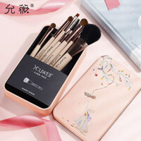 Hot Sale#Beginner's Recommended Makeup Brush Set Full Set Eyeshadow Brush Loose Powder Blush Contour Brush Soft Bristle Beginner Brush Set RX11