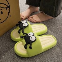 Hot Sale#Best-Selling New Type Cartoon Women's Summer Soft Bottom Home Indoor and Outdoor Thick Bottom Shit Feeling Black Spider SandalsMQ4L F02F