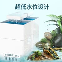 [hot sale]Bộ Lọc Rùa Yee Bể Cá Tuần Hoàn Mực Nước Thấp Hộp Lọc Ba Trong Một Bơm Nhỏ Giọt Lọc Bể Rùa Mạnh Chuyên Dụng