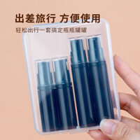 Hot Sale#Brown Lotion Vacuum Bottle Lightproof Cosmetic Small Bottle Lotion Essence Eye Cream Travel Portable Sample Set4yyo