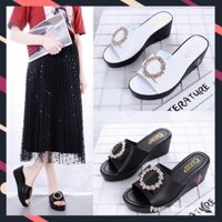 Hot Sale🔥có hàng sẵn🌟Dép Sandal Đế Xuồng Thời Trang Nữ Tính